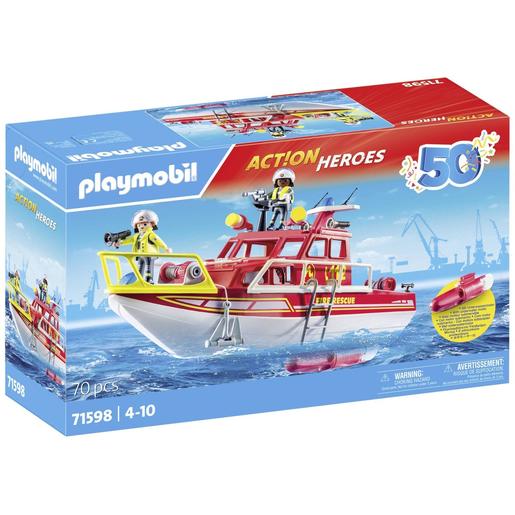 Playmobil - Barco de Resgate ㅤ