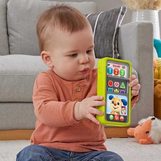 Fisher Price - Smartphone desliza y aprende 2 en 1 con sonidos para bebés ㅤ