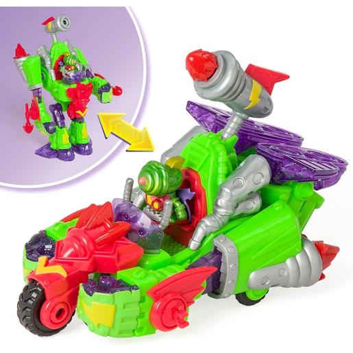 Superthings - Robot Transformável Turbo Warrior Veloz ㅤ