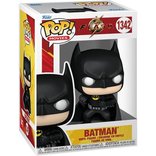 Funko - Batman - Funko Pop Movies: The Flash - Batman (Keaton) - Figura de Vinilo Coleccionable ㅤ