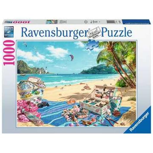 Ravensburger - Quebra-cabeças de colecção de conchas, 1000 peças, flora e fauna ㅤ