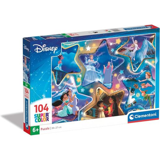 Clementoni Puzzle Para Crianças 104 Peças Disney Magical Moments ㅤ