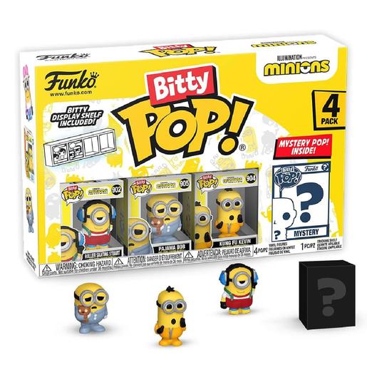 Funko Bitty POP! - Pack 4 figuras Minions (vários modelos)