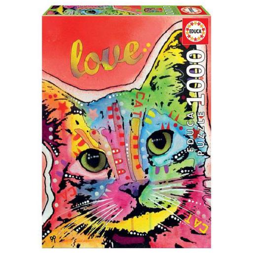 Educa Borras - Puzzle Tilt cat love 1000 peças