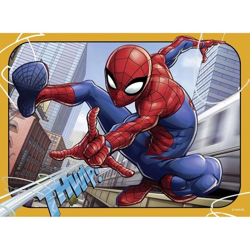 Ravensburger - Spider-man - Puzzle 4 em 1 Caixa ㅤ