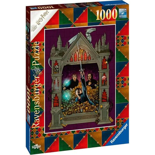 Ravensburger - Harry Potter - Puzzle de 1000 peças, Harry Potter e as relíquias da morte ㅤ