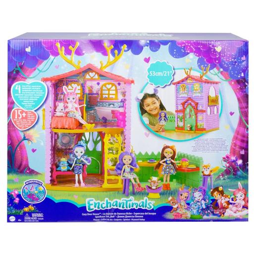 Enchantimals - boneca Danessa Deer com casa de cervos