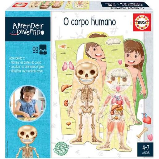 Educa Borras - Jogo educativo: Aprende sobre o corpo humano ㅤ