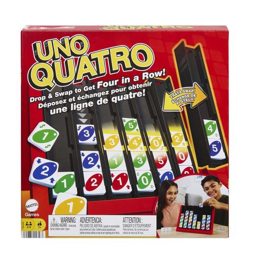 Mattel - Jogo de mesa e cartas UNO Quatro
 ㅤ