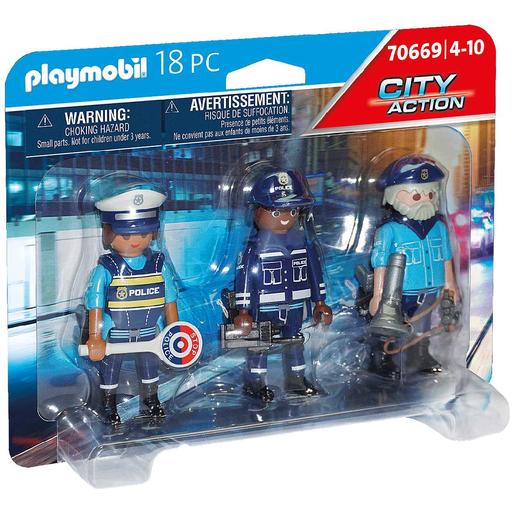 Playmobil - Set figuras polícia - 70669