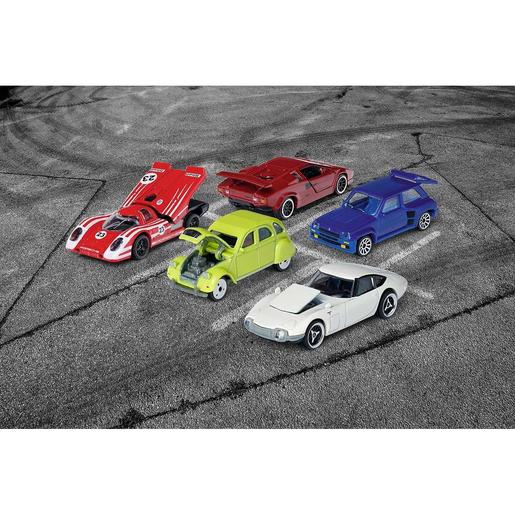 Majorette - Pack de 5 coches vintage coleccionables, modelos y colores surtidos ㅤ