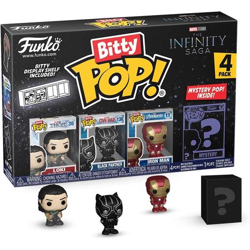 Funko - Pack de 4 mini figuras coleccionáveis Marvel - expositor empilhável incluído (Vários modelos) ㅤ