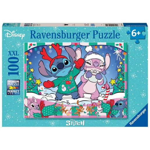 Ravensburger - Disney Stitch - Puzzle 100 peças ㅤ