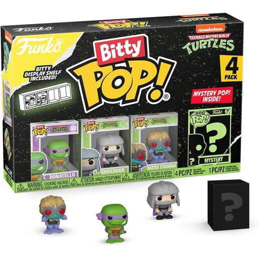 Funko - Figura coleccionável Bitty Pop! Teenage Mutant Ninja Turtles pacote de 4 (Vários modelos) ㅤ