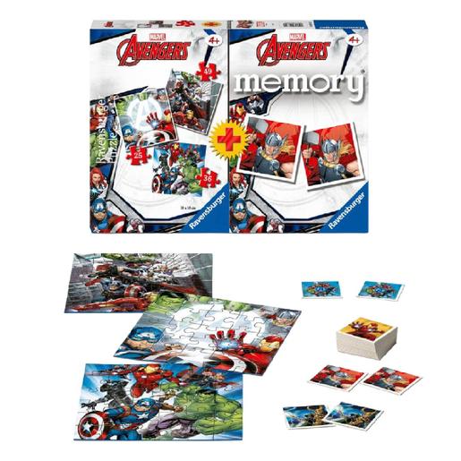 Ravensburger - Os Vingadores - Multipack Memory + 3 puzzles