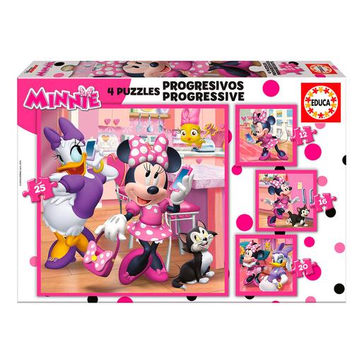 Educa Borras - Minnie Mouse - Puzzle Progressivo