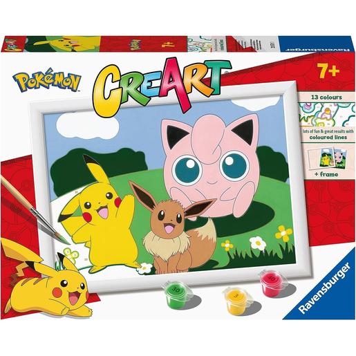 Ravensburger - Pokemon - Kit creativo para pintar por números Pokémon Classic Serie D ㅤ