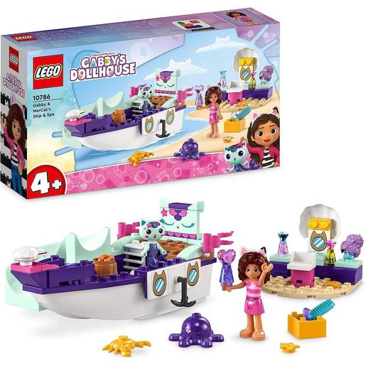 LEGO Gabby's Dollhouse - Barco e spa de Gabby e MerCat - 10786