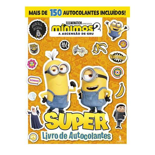 Minions 2: A Ascensão de Gru - Super livro de autocolantes (edição em português)