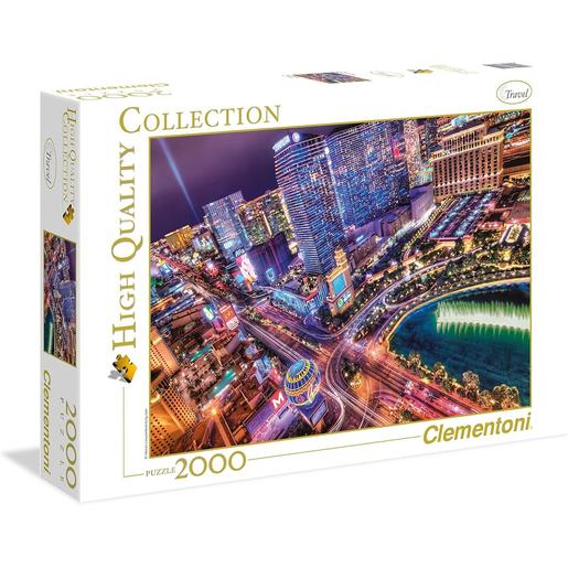 Clementoni Puzzle 2000 Peças Las Vegas ㅤ