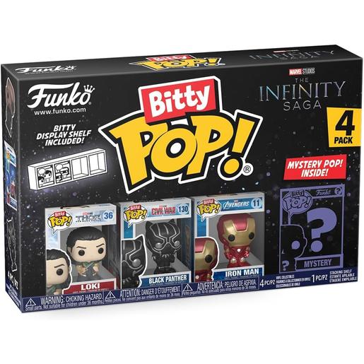 Funko - Pack de 4 mini figuras coleccionáveis Marvel - expositor empilhável incluído (Vários modelos) ㅤ