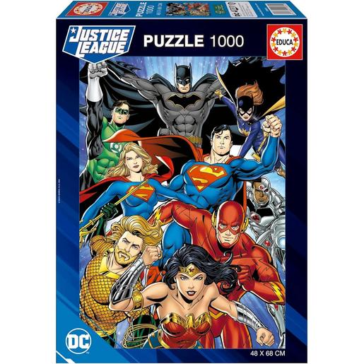 DC Cómics - Puzzle adulto 1000 peças Liga de la Justicia ㅤ