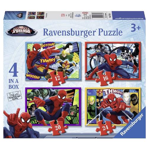 Ravensburger - Spider-man - Pack 4 puzzles progresivos