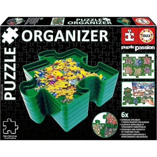 Educa Borras - Organizador de Puzzles com Bandejas Empilháveis ㅤ