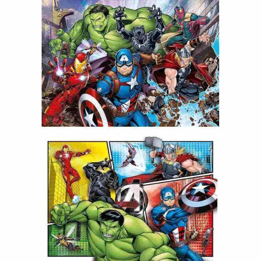 Os Vingadores - Puzzle 2x60 peças