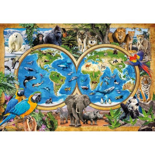 Clementoni Puzzle 300 Supercolor O Maravilhoso Mundo Animal ㅤ