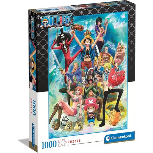 Clementoni - Puzzle de 1000 peças One Piece ㅤ