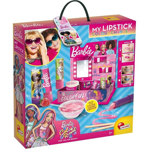 Barbie - Kit criativo para fazer batons mágicos que mudam de cor ㅤ