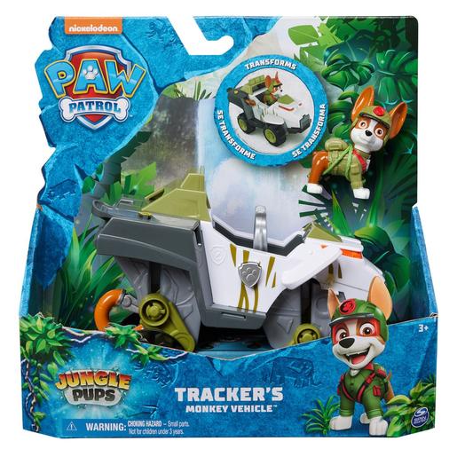 Paw Patrol - Veículo de brinquedo com projéteis Tracker