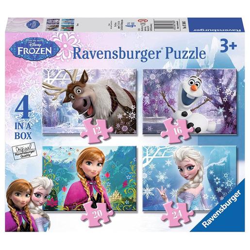 Ravensburger - Frozen - Puzzle 4 em 1 caixa ㅤ