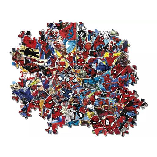 Clementoni - Spider-man - Puzzle Impossible Spiderman 1000 peças Marvel ㅤ