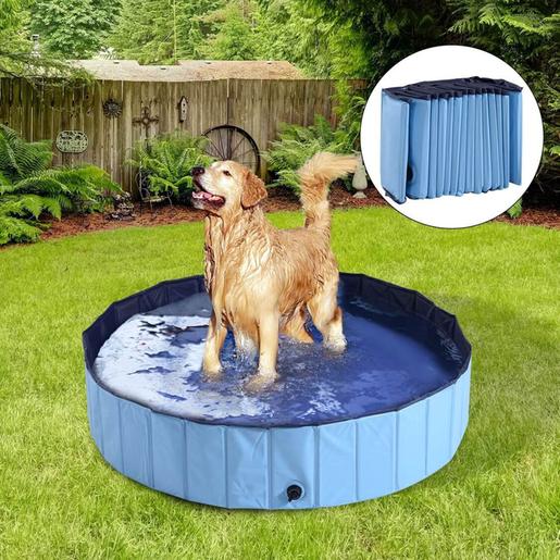 Piscina desmontável para animais de estimação 140 cm